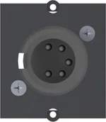 Akcesoria do komputerów stacjonarnych - Bachmann BACHMANN ramka XLR 5-stykowe złącze żeńskie, zacisk śrubowy 5-stykowy - miniaturka - grafika 1