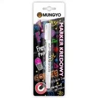 Markery do tablic - Marker kredowy MUNGYO biały na blistrze - miniaturka - grafika 1