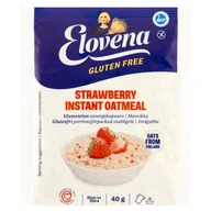 Zdrowa żywność - Elovena Owsianka błyskawiczna z truskawkami 40 g - miniaturka - grafika 1
