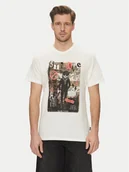 Koszulki męskie - Blend T-Shirt 20717965 Biały Regular Fit - miniaturka - grafika 1