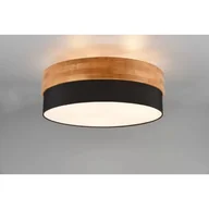 Lampy sufitowe - Seasons lampa sufitowa czarno brązowa Boho 611500302 Trio - miniaturka - grafika 1