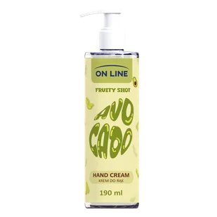 On Line Fruity Shot Avocado, krem do rąk, 190 ml - Kremy i maski do rąk On Line Fruity Shot Avocado, krem do rąk, 190 ml - Kremy i maski do rąk - miniaturka - grafika 1