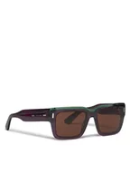 Okulary przeciwsłoneczne - Calvin Klein Okulary przeciwsłoneczne CK23538S Fioletowy - miniaturka - grafika 1