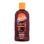 Balsamy i kremy do opalania - Malibu Dry Oil Gel With Carotene SPF8 preparat do opalania ciała 200 ml unisex - miniaturka - grafika 1