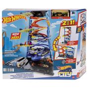 Hot Wheels City, zestaw, wyścigowa wieża transformacja, HKX 43