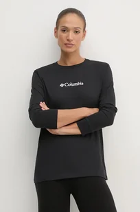 Columbia longsleeve bawełniany North Cascades kolor czarny 2013481 - Bluzki damskie - miniaturka - grafika 1
