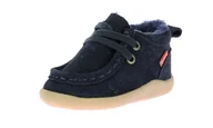 Botki damskie - Kickers Chłopiec Unisex Kinder FREEZY Botki, 20 EU, Granatowy, 20 EU - miniaturka - grafika 1