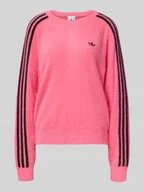 Swetry damskie - Sweter o kroju regular fit z wyhaftowanym logo model ‘Holiday’ - miniaturka - grafika 1