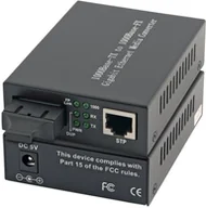 Konwertery sieciowe i transceivery - EFB Medienkonverter Gigabit Ethernet RJ45 auf Multimode SC 1000SX 550m inklusive Netzteil EL024V2 - miniaturka - grafika 1