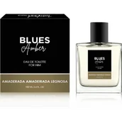 Wody i perfumy męskie - MELODY MEN BLUES AMBER Woda toaletowa 100ml - miniaturka - grafika 1