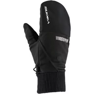 Rękawiczki sportowe damskie - Rękawice Viking Hadar Gore-Tex Windstopper 09 czarne - miniaturka - grafika 1