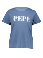 Koszulki i topy damskie - Pepe Jeans Koszulka w kolorze niebieskim - miniaturka - grafika 1