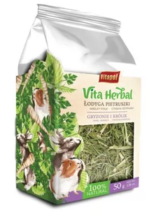 VITAPOL - Vita herbal dla gryzoni i królika łodyga pietruszki 50g - Karma dla gryzoni - miniaturka - grafika 1