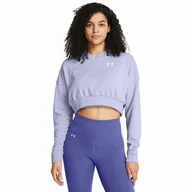 Bluzy sportowe damskie - Bluza damska Under Armour Rival Terry OS Crop Crw Rozmiar: L / Kolor: jasnoniebieski - miniaturka - grafika 1