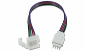 Akcesoria do oświetlenia - Złączka 10mm RGB zatrzaskowa taśma - kontroler - miniaturka - grafika 1