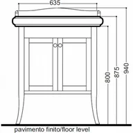 Szafki łazienkowe - Kerasan 734952 734952 - miniaturka - grafika 1