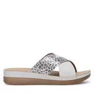 Klapki i japonki damskie - Klapki Inblu FT000013 Beżowy - miniaturka - grafika 1