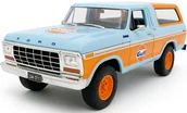 Samochody i pojazdy dla dzieci - Ford Bronco 1978 GULF 1:24 Motormax 79662 - miniaturka - grafika 1