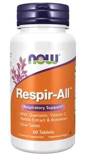 Now Foods Foods FOODS Respir-All Allergy 60 tabl NW597 - Leki na alergię - miniaturka - grafika 1