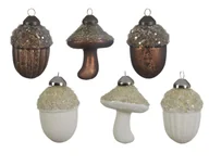 Bombki - Bombka szklana grzybki świąteczne grzybek na choinkę - miniaturka - grafika 1