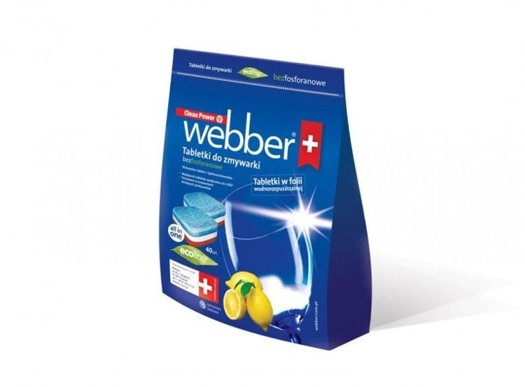 Webber Webber TABLETKI DO ZMYWARKI 40 SZT PD
