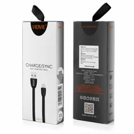 Kable USB - Kabel VIDVIE CB411 USB/Micro 2.1A, 1m czarny - miniaturka - grafika 1