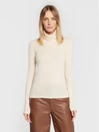 Swetry damskie - Calvin Klein Golf K20K204780 Écru Regular Fit - miniaturka - grafika 1