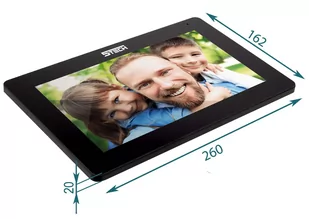 Wideodomofon 2 przewodowy 5TECH TWIN monitor 10" VIRGO(W)/82253 Odcisk palca - Wideodomofony - miniaturka - grafika 3