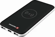 Powerbanki - Swissten Wireless 8000mAh Czarny - miniaturka - grafika 1