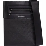 Nerki - Calvin klein torba listonoszka ck elevated czarna - miniaturka - grafika 1
