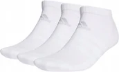 Skarpetki męskie - Skarpetki Adidas Cushioned 3pak niskie białe skarpetki do kostki roz. 43-45 - miniaturka - grafika 1