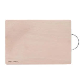 Deska kuchenna drewniana z uchwytem metalowym FLORINA 31 x 24 cm duża - Deski do krojenia - miniaturka - grafika 1