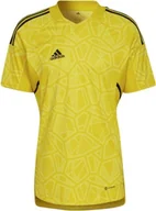 Koszulki męskie - Koszulka męska adidas Condivo 22 Goalkeeper Jersey Short Sleeve żółta HF0138 - S - miniaturka - grafika 1