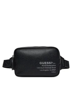 Guess Saszetka nerka HMNYLP P5424 Czarny - Nerki - miniaturka - grafika 1