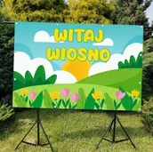 Pomoce naukowe - Witaj Wiosno- Baner do szkoły i przedszkola - miniaturka - grafika 1