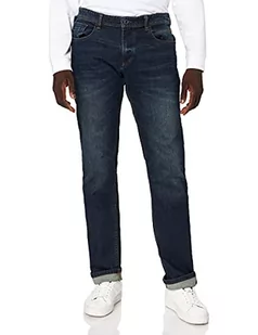camel active Męskie spodnie jeansowe Regular Fit Houston Stretch, Ciemnoniebieski (ciemny niebieski 82), 40W / 34L - Spodenki męskie - miniaturka - grafika 1