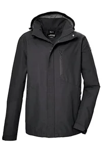 killtec Męska kurtka funkcyjna, wodoszczelna/kurtka outdoorowa z odpinanym kapturem KOS 256 MN JCKT_CARLEB, ciemnoniebieska, 3XL, 43280-000 - Kurtki męskie - miniaturka - grafika 1