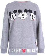 Bluzy damskie - Szara bluza Myszka Mickey DISNEY XS - miniaturka - grafika 1