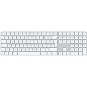 Klawiatury - Apple Magic Keyboard Touch ID pole numeryczne US Int. biały MXK73Z/A - miniaturka - grafika 1