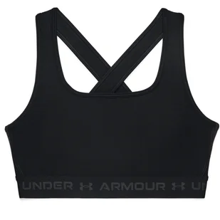Damski Stanik sportowy UNDER ARMOUR UA CROSSBACK MID BRA 1361034-001 – Czarny - Biustonosze - miniaturka - grafika 1