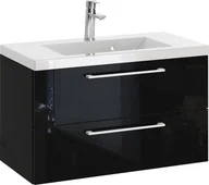 Szafki łazienkowe - Szafka z Umywalką ROSEN 80 cm - Uchwyt Biały - miniaturka - grafika 1