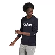Bluzy damskie - adidas Bluza damska W Tx GFX z logo H, Tinley/biały, S - miniaturka - grafika 1