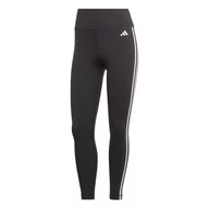 Legginsy - Legginsy damskie adidas TRAIN ESSENTIALS 3-STRIPES 7/8 czarne HT5438 - miniaturka - grafika 1