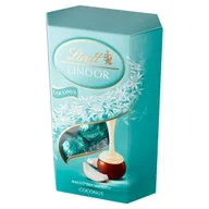 Bombonierki i czekoladki - Lindt - Lindor praliny kokosowe w czekoladzie - miniaturka - grafika 1