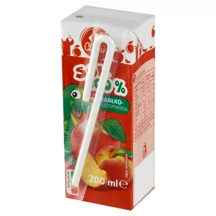 Carrefour Classic Sok 100 % jabłko-brzoskwinia 200 ml - Soki i napoje niegazowane - miniaturka - grafika 1