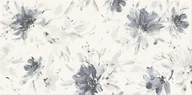 Płytki ceramiczne - Glazura Floral Landscape white inserto micro 29,8x59,8 Cersanit - miniaturka - grafika 1