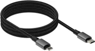 Kable USB - VISION 1m Black Lightning Magnetic Cable - miniaturka - grafika 1