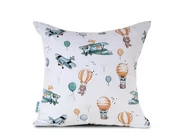 Poszewki na poduszki - Poszewka bawełniana 40x40 Podniebna przygoda - miniaturka - grafika 1