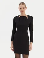 Sukienki - Rinascimento Sukienka koktajlowa CFC0126529003 Czarny Slim Fit - miniaturka - grafika 1