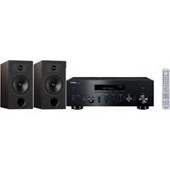Zestawy stereo - Zestaw stereo YAMAHA MusicCast R-N600A Czarny + INDIANA LINE Tesi 3 Czarny - miniaturka - grafika 1